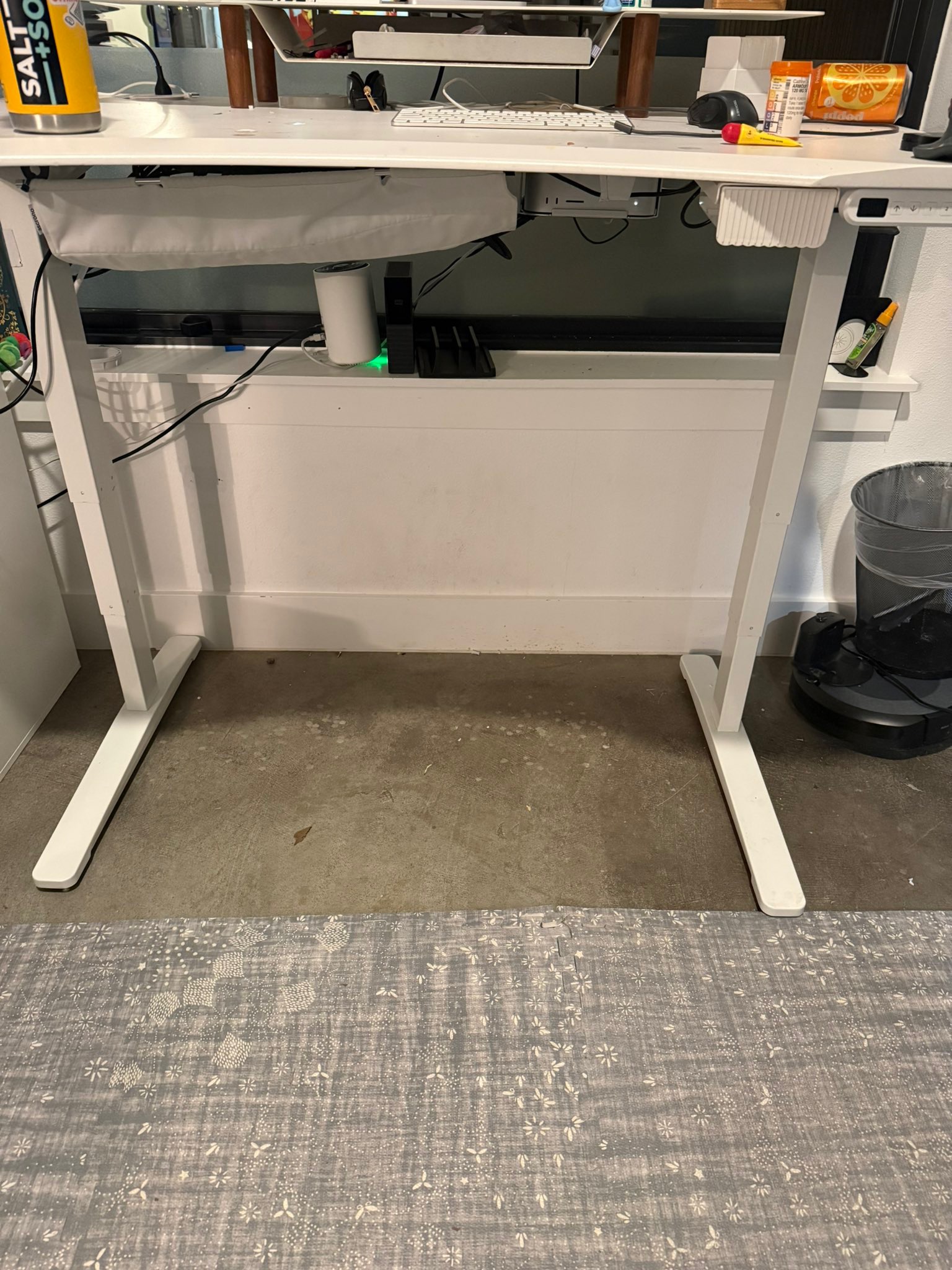 After: organized wires